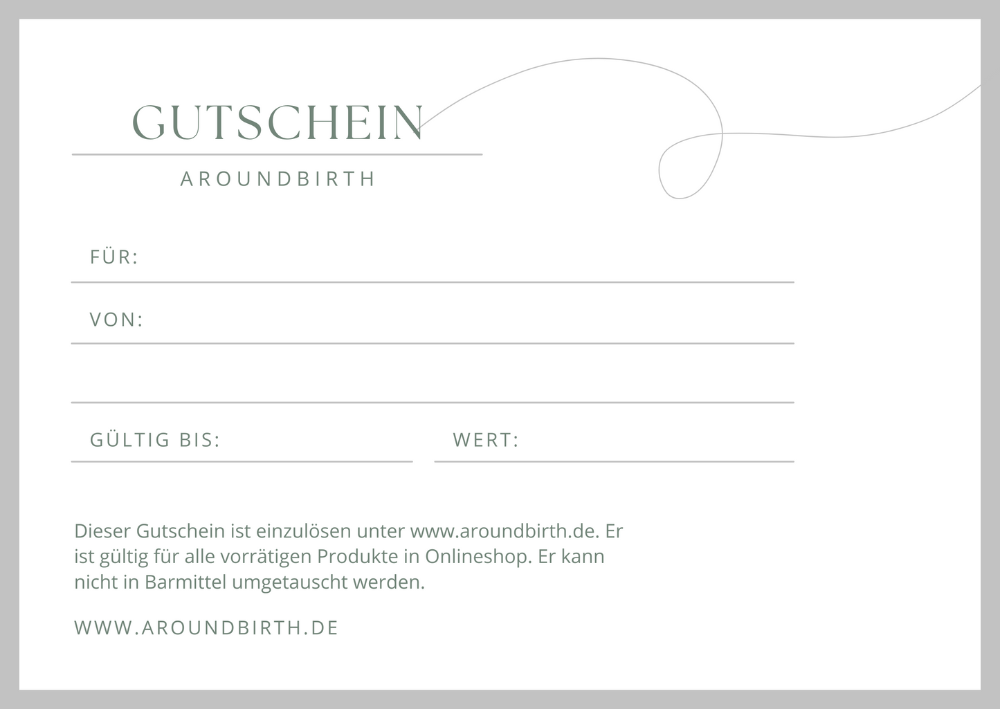 Geschenkgutschein
