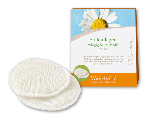 Stilleinlagen Seide/Wolle (Ø 13 cm)