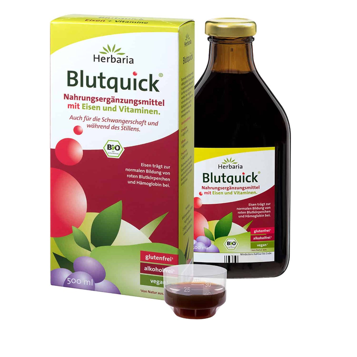 Blutquick Nahrungsergänzungsmittel mit Eisen und Vitaminen